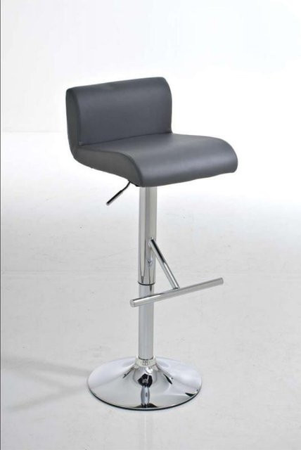 TPFLiving Barhocker Calif mit Kunstleder in Creme und Metallgestell in Chromoptik - Bild 1