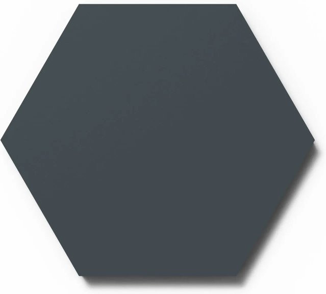Denpanels Designpaneel Hexagon Lino Smokey Blue Clear aus MDF, 3 Stück, B/H: 25 x 25 cm - Bild 1