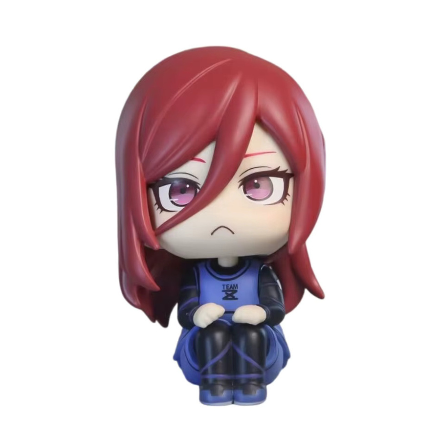 B-E-CK Anime-Figur Q Version Blue Lock Isagi Yoichi und Nagi Seishiro Modellpuppe Multicolor - Bild 2
