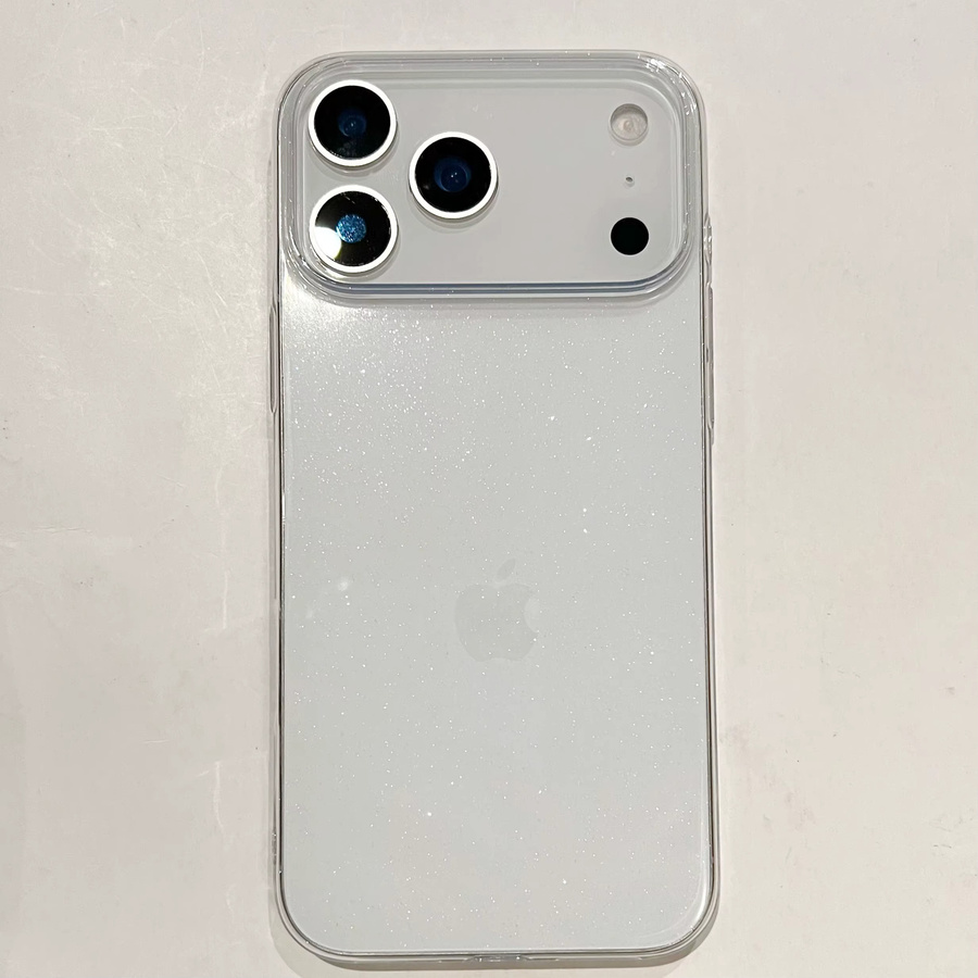Transparente Bling-Glitzer Handyhülle für Apple iPhone 17, 16, 15, 14, 13, 12 Pro Max stoßfest mit glänzendem Design - Bild 5