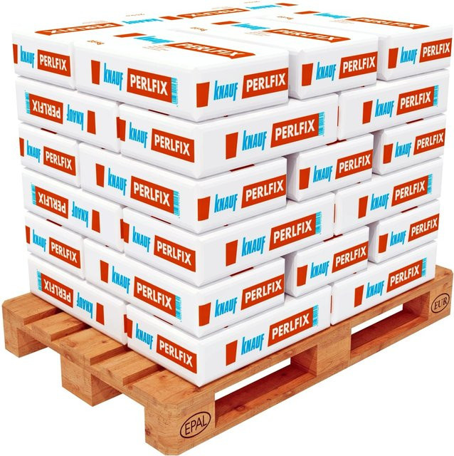Knauf Perlfix Ansetzgips Weiß 40 x 30 kg - Bild 1