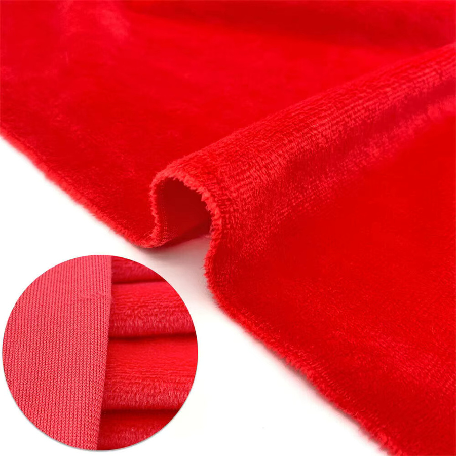 Findohope Plüsch Samt Stoff in Gelb und Multicolour für DIY Textilien und Kissen - Bild 4