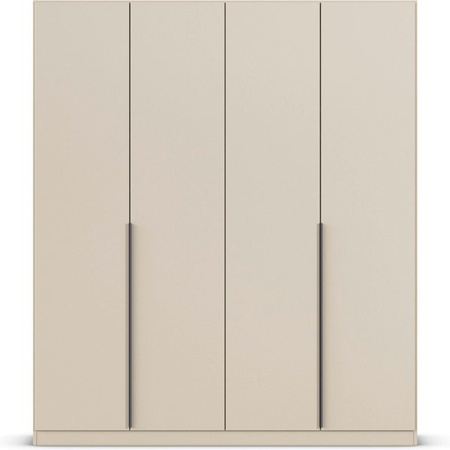 RAUCH Drehtürenschrank Alabama in Beige-Champagner mit grauen Griffen, B/H: 181 x 210 cm