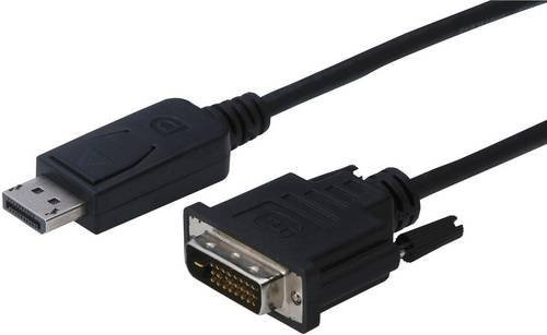 Digitus DisplayPort auf DVI-D Adapterkabel Schwarz, Länge: 5,00 m - Bild 2