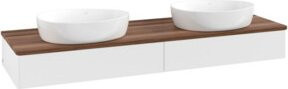 V&B Waschtischunterschrank Antao mit Beleuchtung, Farbe: Weiß lackiert, B/T: 160 x 50 cm - Bild 1