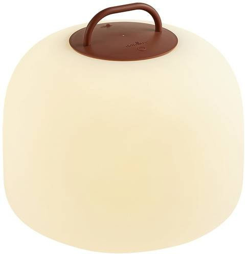 Nordlux Kettle To-Go 36 Akku-Tischlampe mit LED-Modul in Beige und Rot - Bild 1