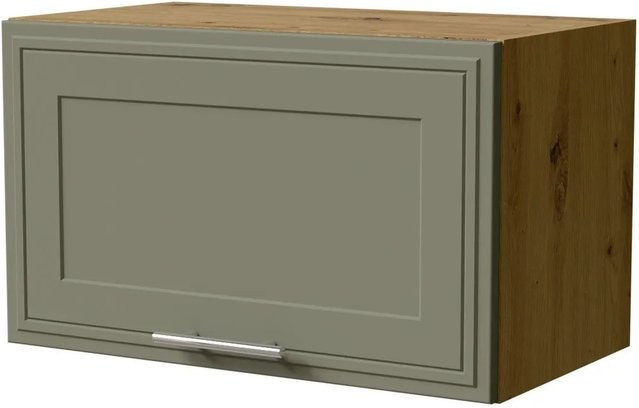 Feldmann-Wohnen Klapphängeschrank Salo W4B/60 in Eiche Artisan und Reed Green Matt mit Blum Aventos Klappenbeschlag, B/T/H: 60 x 32,5 x 36 cm - Bild 1