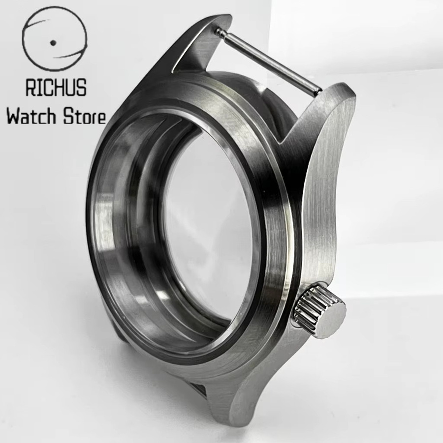 RICHUS Uhrengehäuse Edelstahl, Silber, 36mm/39mm, Saphirglas, Unisex - Bild 3