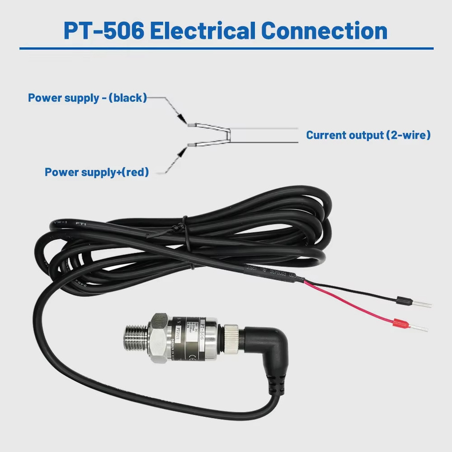 YUN DUAN Druckwandler Drucktransmitter IP68 Wasserpumpensensor in Silber mit G1/4 Anschluss und 4-20 mA Signal - Bild 3