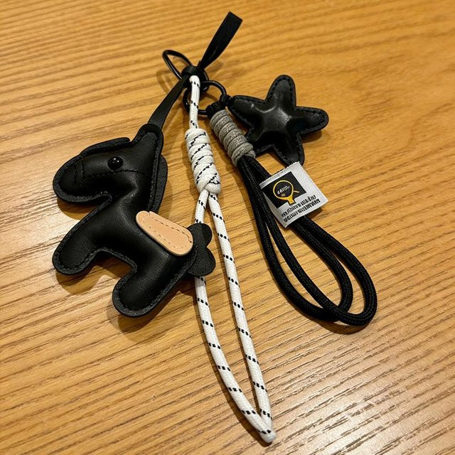 Rd lala Taschenanhänger Pony, Quaste, Schwarz, Unisex - Bild 1