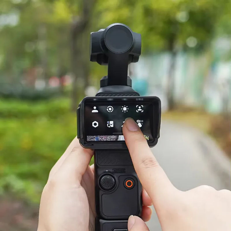 DJI Osmo Pocket 3 Bildschirm-Sonnenschutz in Schwarz zum schnellen Abnehmen - Bild 2