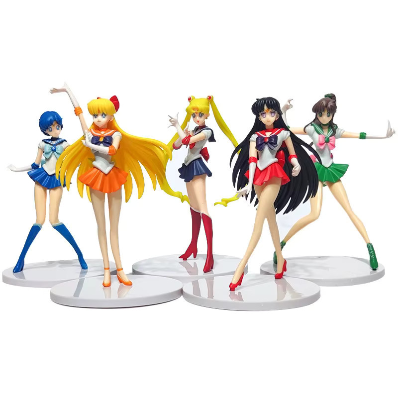 Bandai Sailor Moon Actionfigur, 5-teiliges Set, Kunststoff, Bunt / Mehrfarbig - Bild 2