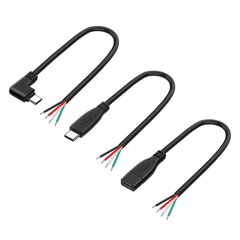 UXG Micro-USB auf USB-C Verlängerungskabel, 4-polig, Schwarz - Bild 6