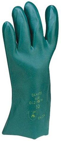 Ekastu Chemikalienhandschuhe aus Polyvinylchlorid in Grün, Größe 9 - Bild 1