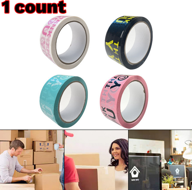 Bunte Smiley-Gesicht Dankeschön-Aufkleber zur Dekoration deiner Geschenkverpackung in Multicolor - Bild 1