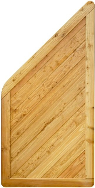 GartenLand Massivzaun NIZZA Holzzaun aus Lärche, Farbe Braun, blickdicht, B/H: 90 x 180 cm - Bild 1