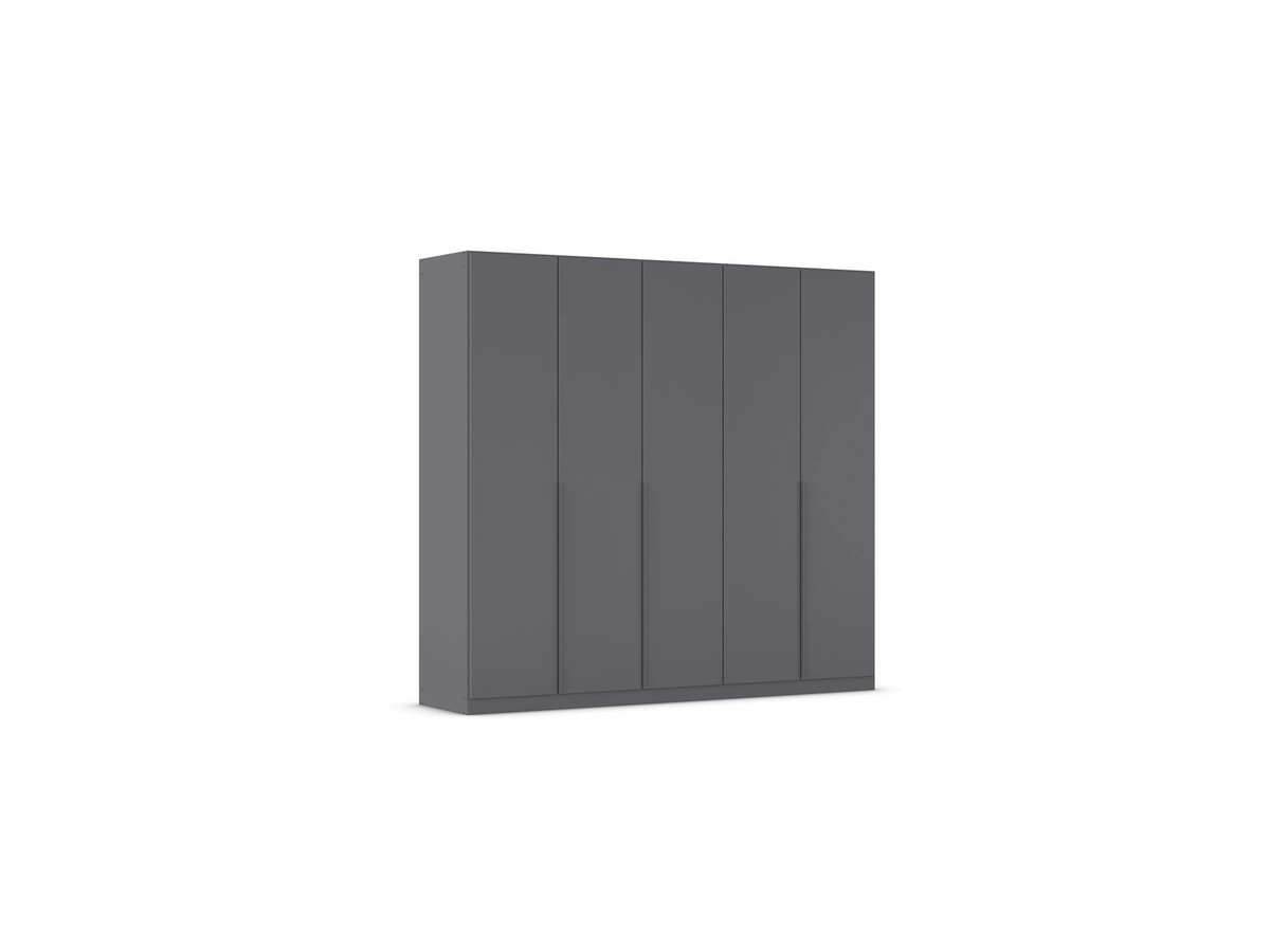 RAUCH Drehtürenschrank Alabama in Graumetallic mit integrierten Schubladen, B/T/H: 229 x 54 x 226 cm - Bild 3