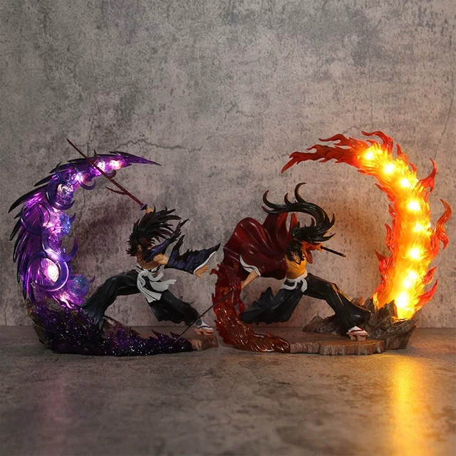 Bandai Yoriichi Tsugikuni Vs Kokushibo Kampfform GK Figur, 23 cm, leuchtende Modellstatue - Bild 1