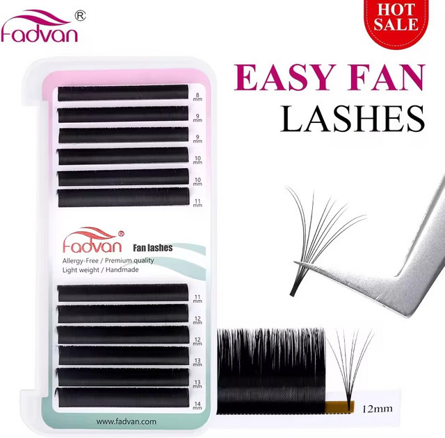 Fadvan Easy Fan Wimpernverlängerung, Black, Unisex - Bild 1