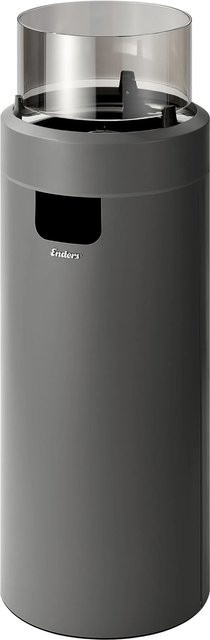 Enders Feuerstelle Nova LED Gas Feuerstelle in Grau-Schwarz, Höhe: 102 cm - Bild 1