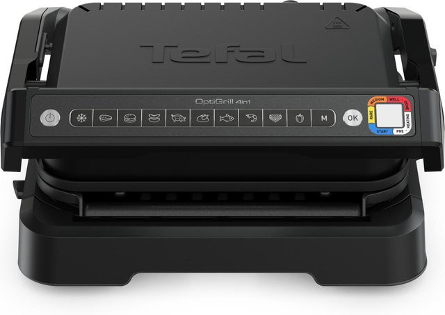 Tefal OptiGrill Kontaktgrill GC7748 4in1 in Schwarz - Bild 1