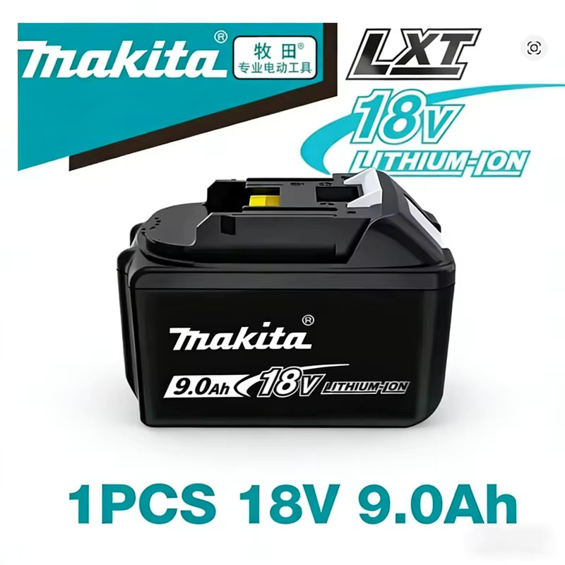 Makita Original 18V Lithium-Ionen Akku 9Ah in Schwarz für BL1840 BL1830B BL1850B BL1850 BL1860 BL1815 - Bild 3