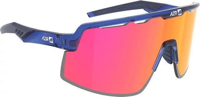 AZR Speed RX Sonnenbrille, Unisex, Vollrand, Kunststoff, red, blue - Bild 1