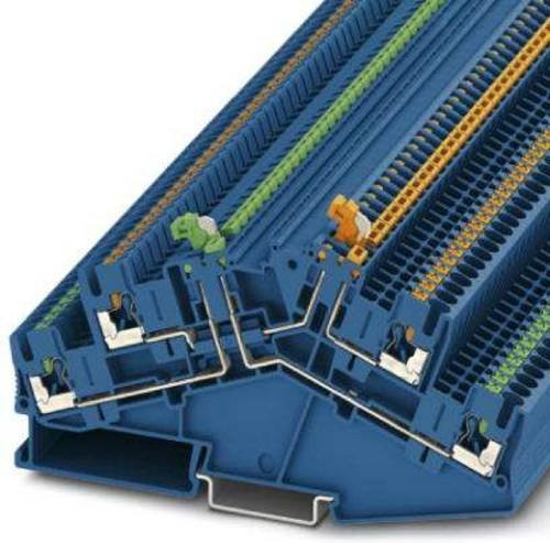 Phoenix Contact 3210401 Messertrennklemme Push-In-Klemme Blau 50 Stück - Bild 1