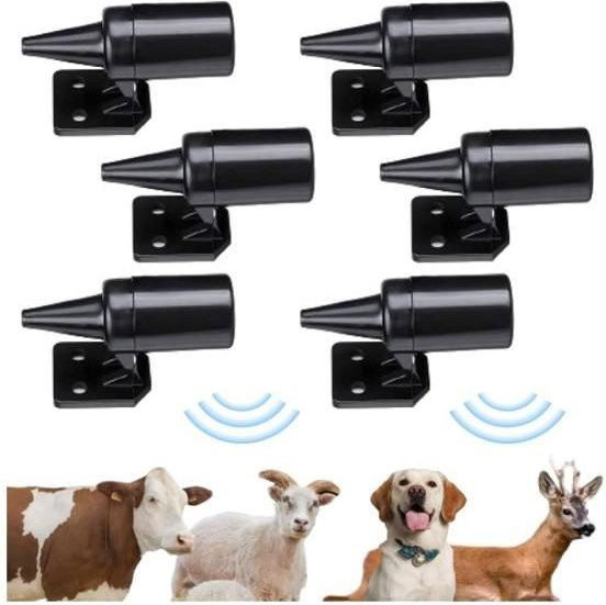 6er Set STEL ORA Ultraschall-Wildabweiser in Schwarz zur Abwehr von Wildschweinen für das Auto - Bild 1
