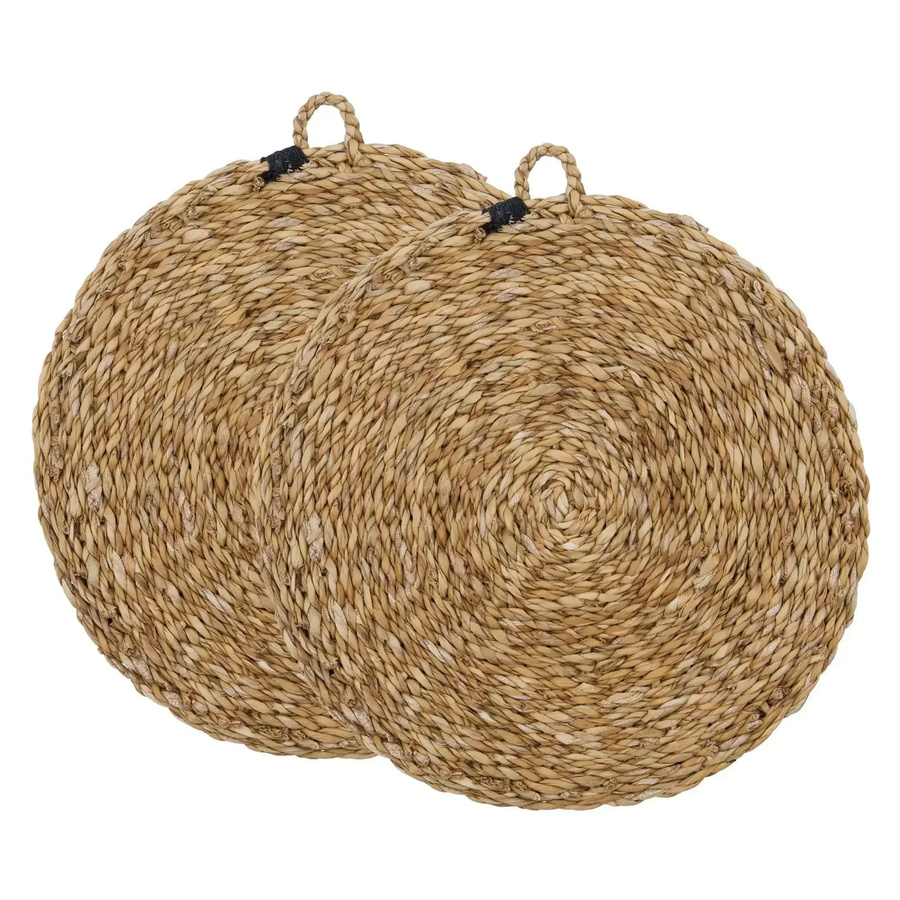 Nicolas Vahe Platzset Naba aus Seegras in Beige, 2er-Set, Durchmesser: 28 cm - Bild 1