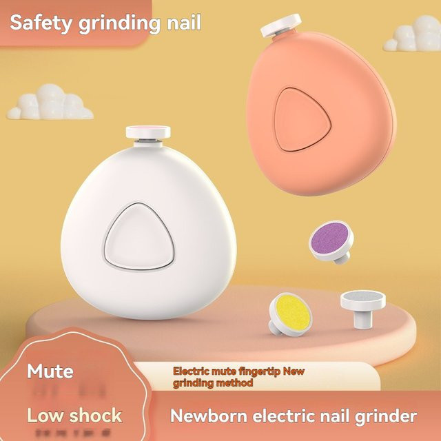SLAIXIU Elektrischer Nagelgrinder für Kinder, Weiß - Bild 1