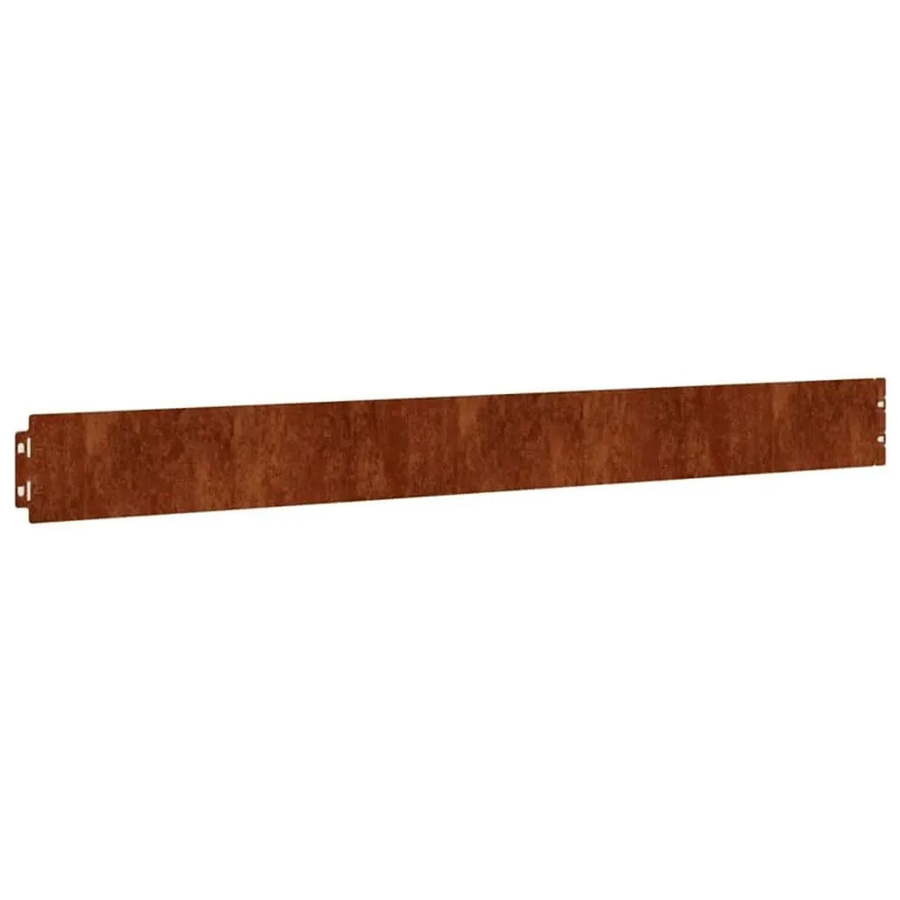 vidaXL Rasenkanten aus Cortenstahl in Braun, 50 Stück, B/H: 10 x 103 cm - Bild 2