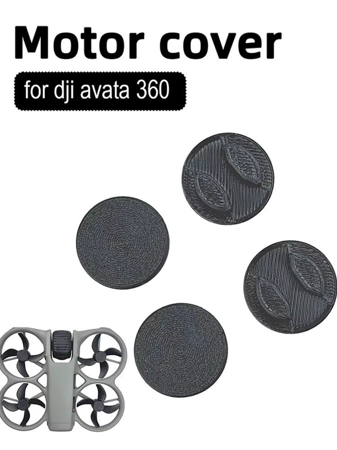 DJI Motorabdeckungen für Avata Drohne in Schwarz für sicheren Transport und Flug - Bild 7