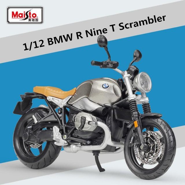 Maisto Bmw R Nine T Scrambler, Rennmotorrad Modell, 1:12, Metall, ab 14 Jahren - Bild 1