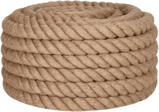 vidaXL Juteseil in Beige mit 5 m Länge und 36 mm Stärke - Bild 1