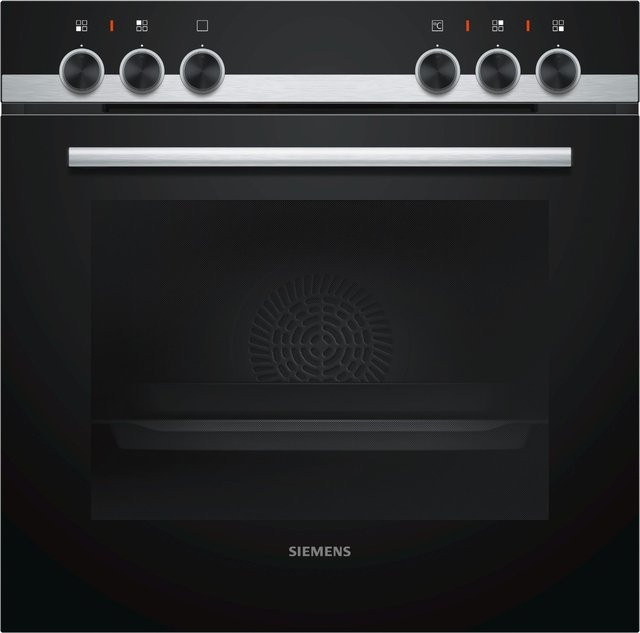 Siemens iQ100 Einbauherd HE510ABS2 in Edelstahl und Schwarz - Bild 1