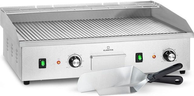 Klarstein Elektrogrill Plancha in Silber aus Edelstahl - Bild 1
