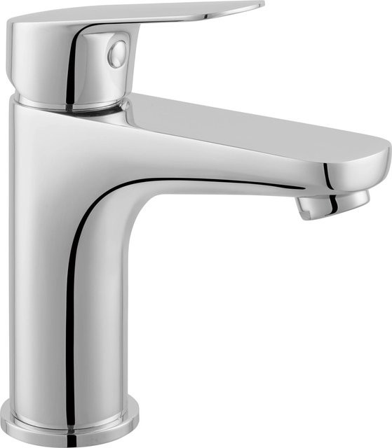 baliv Waschtischarmatur WT-5640 Einhebelmischer mit Pop-up-Abfluss in Chrom - Bild 1