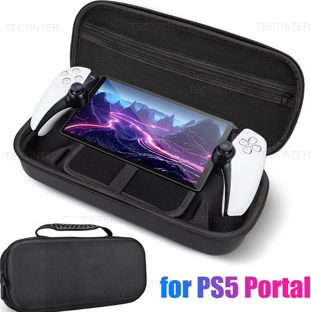 Sony PlayStation 5 Portal Zubehör Tragbare EVA Hard Case Tasche Schwarz - Bild 1