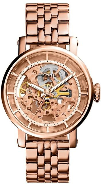 Fossil Armbanduhr Edelstahl, Quarz, Roségold, Damen - Bild 1