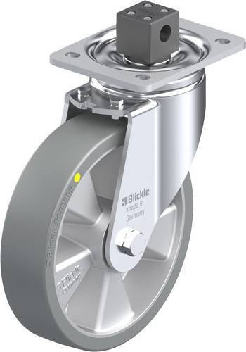 Blickle Lenkrolle LH-ALTH 200K-CS13-AS mit Feststeller, Farbe Silber, Rad-Durchmesser: 20 cm, Tragfähigkeit: 800 kg - Bild 1