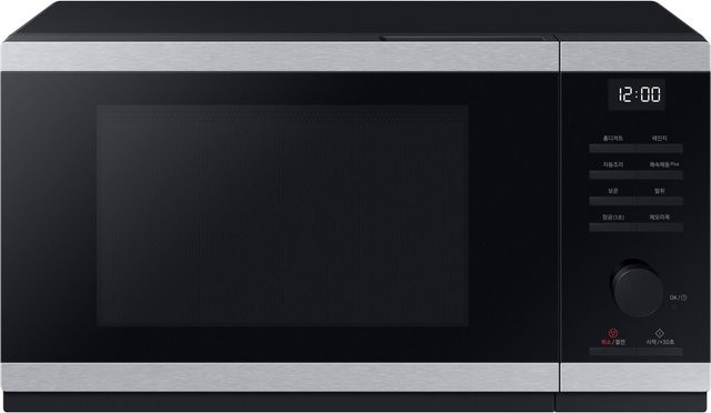 Samsung Solo-Mikrowelle MS23DG4504ATE1 in Schwarz und Edelstahl-Design mit 23 Litern Volumen - Bild 1