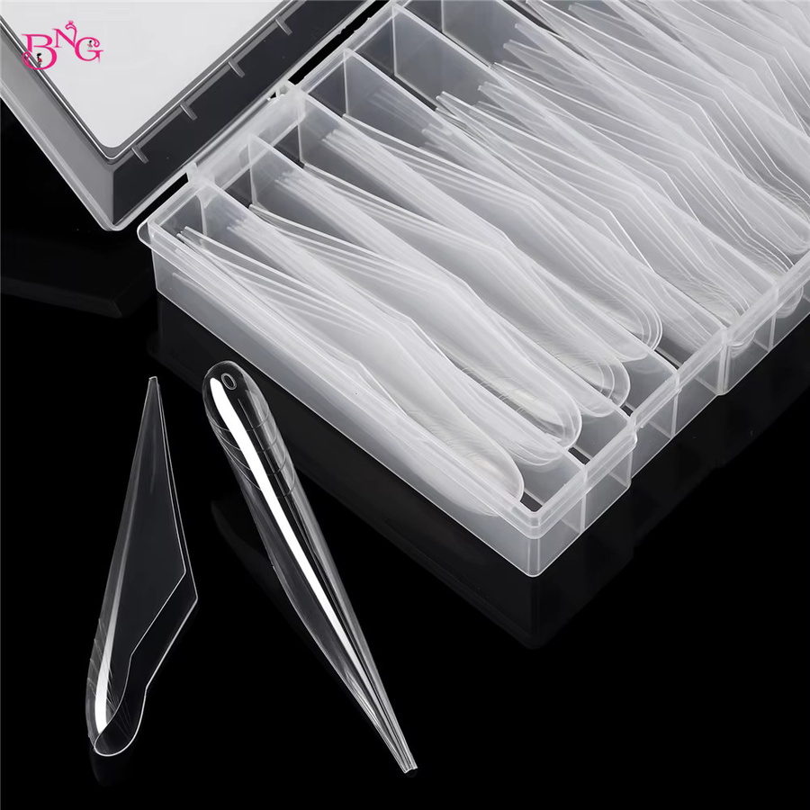 BNG Stiletto-Schmetterlingsflügel-Pfeilnagel, zwei Formen für Poly-Verlängerungsgel - Bild 2