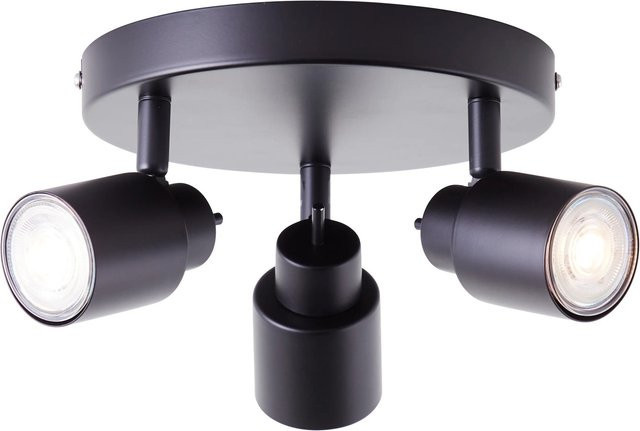 Brilliant LED-Spotrondell Andres 3-flammig Schwarz matt - Bild 1