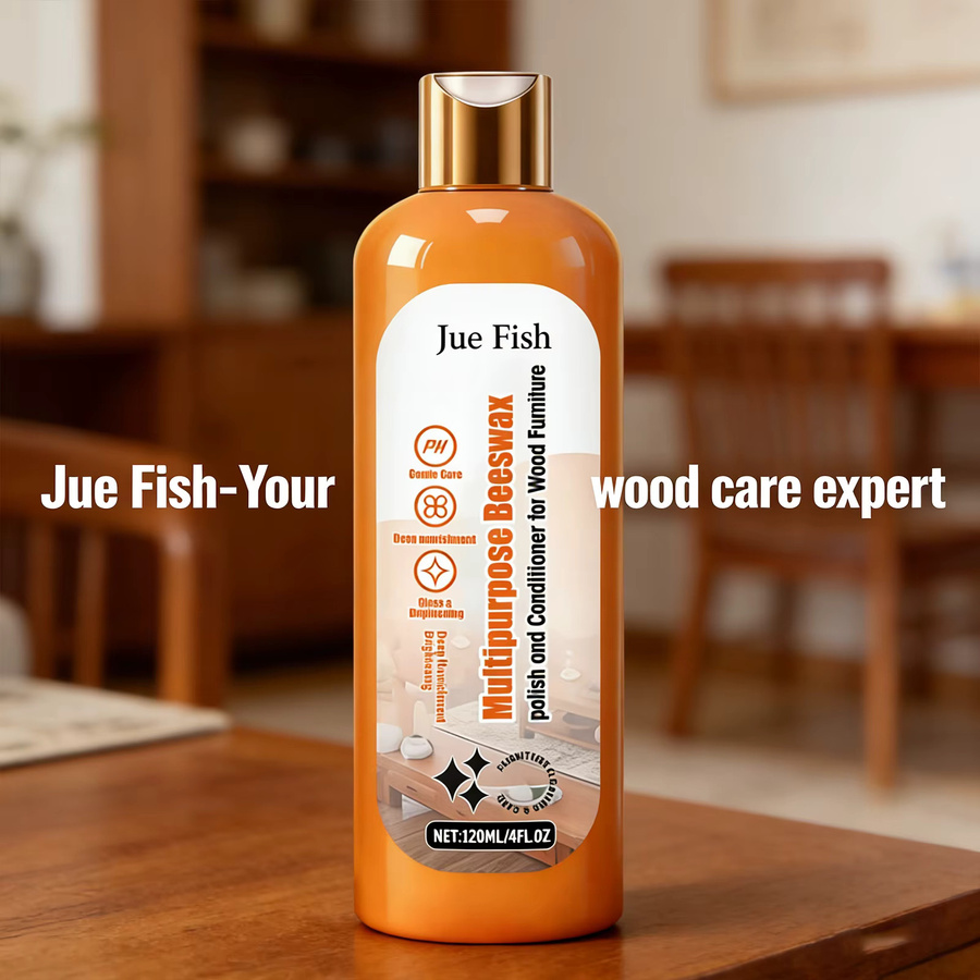 Jue-Fish Bienenwachs Mehrzweck-Holzpflegemittel zur Reinigung, Schmutzentfernung und Restaurierung von Holzmöbeln - Bild 3