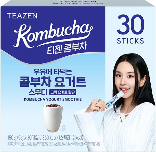 Teazen Kombucha Yogurt Smoothie Getränkepulver Instant 30 Stück - Bild 1