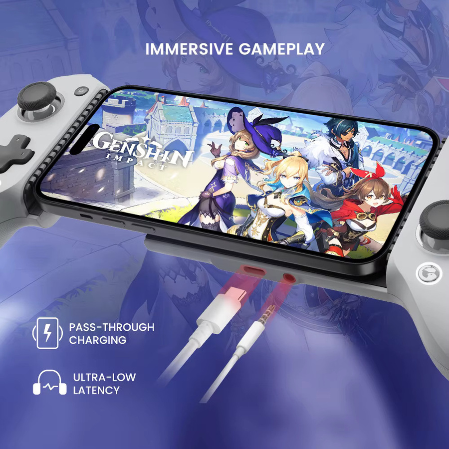GameSir G8 Mobile Gamepad Hall-Effekt-Gamecontroller für iPhone 15 und Android-Smartphones zur Nutzung mit Xbox Game Pass sowie STADIA XCloud Cloud Gaming - Bild 4