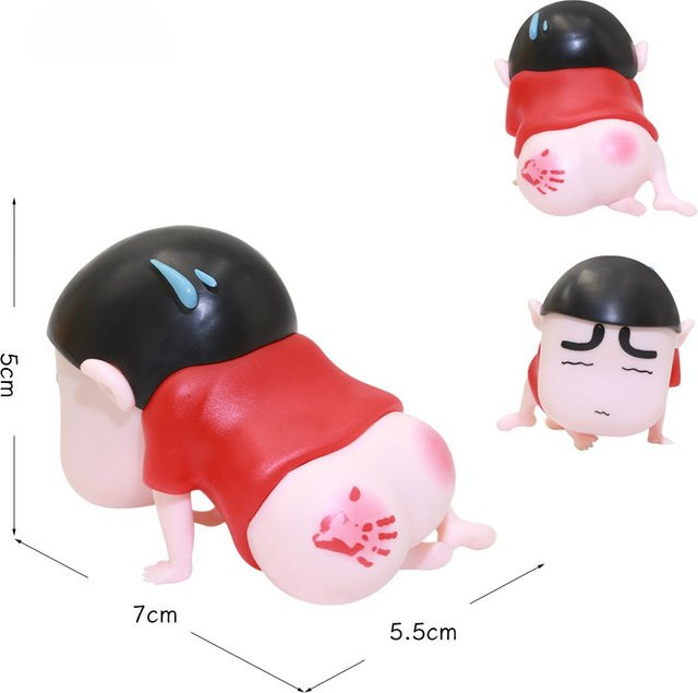 Bandai Crayon Shin Chan Figur, Einzelfigur, Kunststoff, Bunt / Mehrfarbig - Bild 1