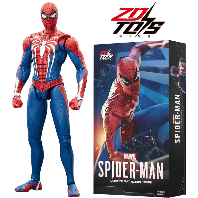 ZD Spider-Man Peter Parker Actionfigur Sammelmodell als Desktop-Ornament - Bild 6