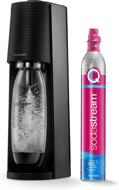 SodaStream Terra Wassersprudler Schwarz mit Quick Connect System - Bild 1